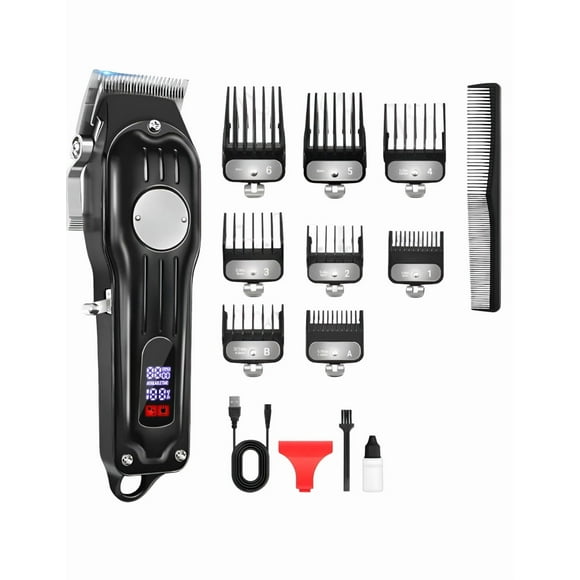 Maquina Xtellar Para Cortar Cabello Pelo Cortadora De Cabello Kit Color Negro