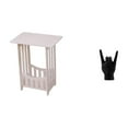 thumbnail image 1 of Mesita De Noche Con Escultura De Gesto Creativo De La Mano. Práctica Mesa Auxiliar Para Hoteles, Cafeterías Y Salones. Decoración Artística Con Forma De Dedo., 1 of 8