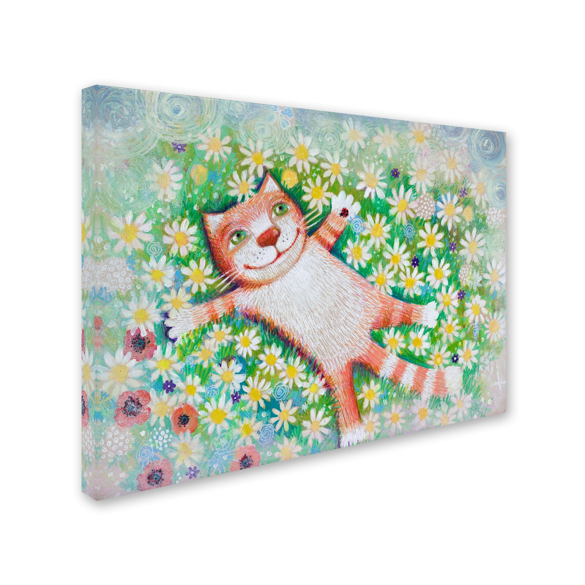 Trademark Fine Art 'Happy Summer' Canvas Art by Oxana Ziaka