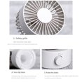 thumbnail image 5 of Ventilador de escritorio, pequeño ventilador de mesa de escritorio personal con viento fuerte, mini ventilador portátil de funcionamiento silencioso para mesa de dormitorio de oficina en cas, 5 of 5