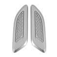 thumbnail image 1 of 2pcs Universal Vent Cover Stickers Carbon Fiber Car Air Flow Intake Hood Scoop Stickers For Vehicle, 1 of 5
