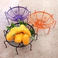 thumbnail image 6 of 2-Pack Halloween Spider Web Candy Baskets and Fruit Plates – Spacious, Durable, and Vibrant Party Serving Platters, 6 of 7