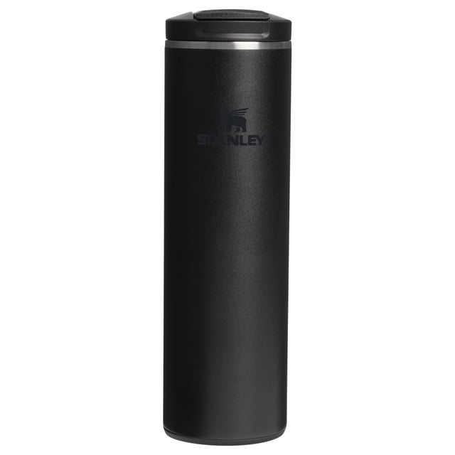 Taza STANLEY Transit FlipTop 470 ml con aislamiento al vacío, acero inoxidable