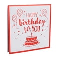thumbnail image 1 of 3D Birthday Card with Music, Unique Foldable Light Up Celebration Card for Adults and Kids, 1 of 7