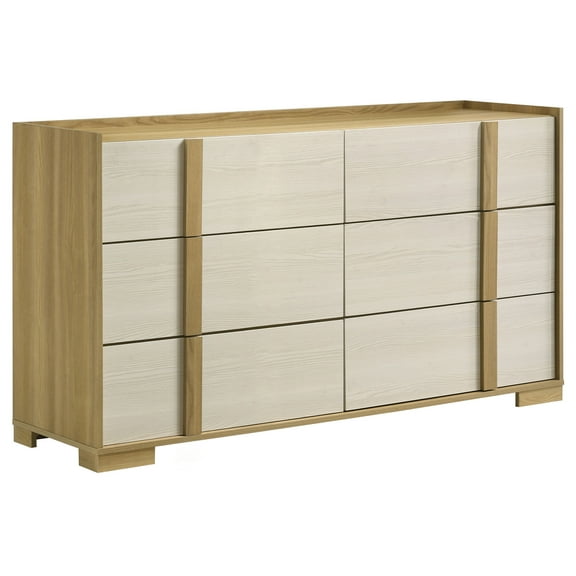 Hyland 6-drawer Dresser Natural
