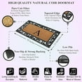 thumbnail image 5 of A1 Home Collections Rubber Coir Doormat Outdoor Entrance Floor Entryway Mat, Beige/Black, 23"x 38", 5 of 5