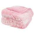 thumbnail image 2 of PAVILIA Pink Fluffy Throw Blanket for Couch, Twin Bed, Fuzzy Blanket for Women Men, Furry Plush Warm Blanket Bed Sofa, Super Soft Thick Faux Fur Sherpa Blanket Throw, Tie-Dye, 60x80, 2 of 9