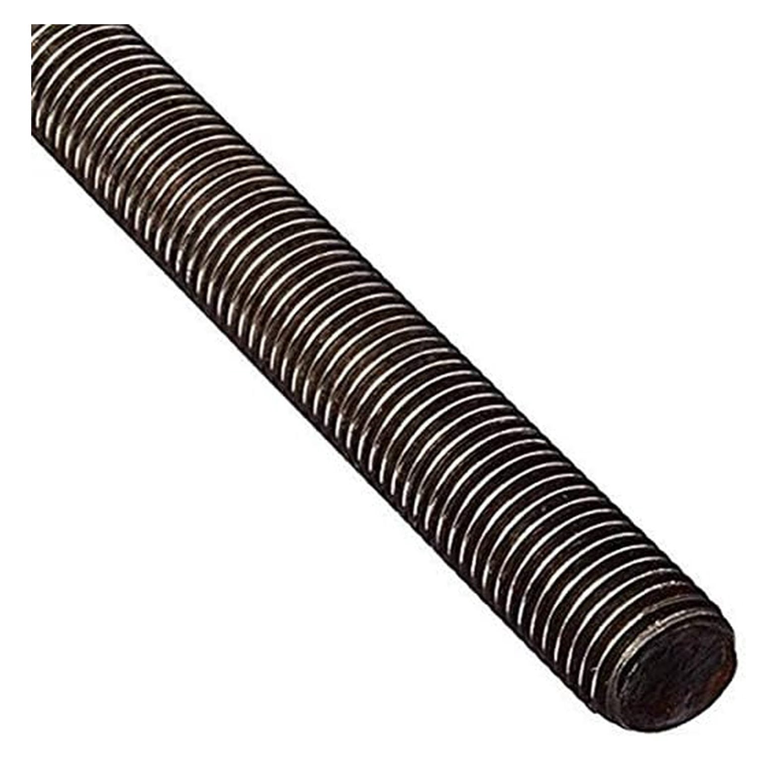 Alloy Steel Fully Threaded Rod, Meets A193 Grade B7, 1"-8 Thread Size, 36" Length, Right Hand Threads
