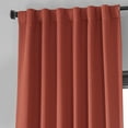thumbnail image 5 of Sunset Orange Performance Woven Blackout Curtain Pair (2 Panels), Sunset Orange, 50W X 108L, 5 of 6