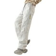 thumbnail image 3 of Women Cargo Pants High Waisted Hiking Pants Lightweight Baggy Cargo Pants Women Summer Clothes, 3 of 3