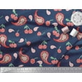 thumbnail image 3 of Soimoi Polyester Crepe Fabric Floral & Paisley Print Sewing Fabric Yard 52 Inch Wide, 3 of 3