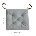 thumbnail image 3 of Cojín para silla de 40x40 cm, tapete de jardín, cojín lavable y transpirable para sala de estar, balcón, dormitorio, habitación tatami, jardín, patio, cocina, cojín para silla, estilo, 3 of 8