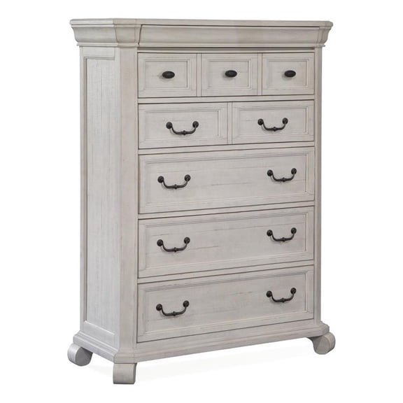 Magnussen Home Bronwyn Alabaster 6-Drawers Bedroom Chest