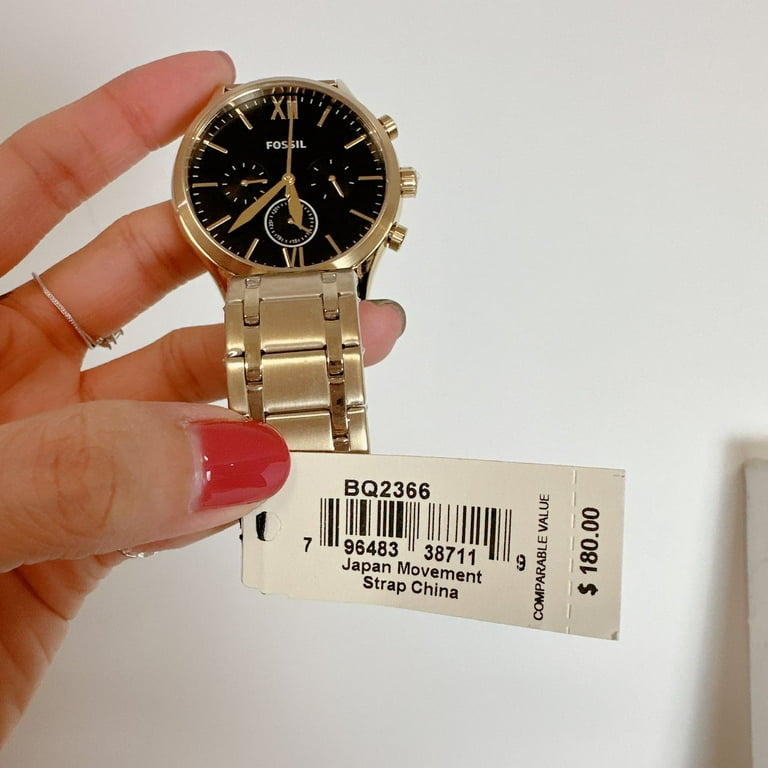 Fossil Fenmore Chronograph Quartz Black Dial Men's Watch