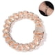 thumbnail image 2 of Cadena para hombre, 18,5 mm, chapado en oro para hombre/platino, acabado en oro blanco, cadena de eslabones de diamante, gargantilla de Miami, collar, pulsera MFZFUKR 220975-3, 2 of 8