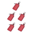 thumbnail image 1 of Cartera de cuero vintage Qarigey llavero portátil Vino rojo, 1 of 5
