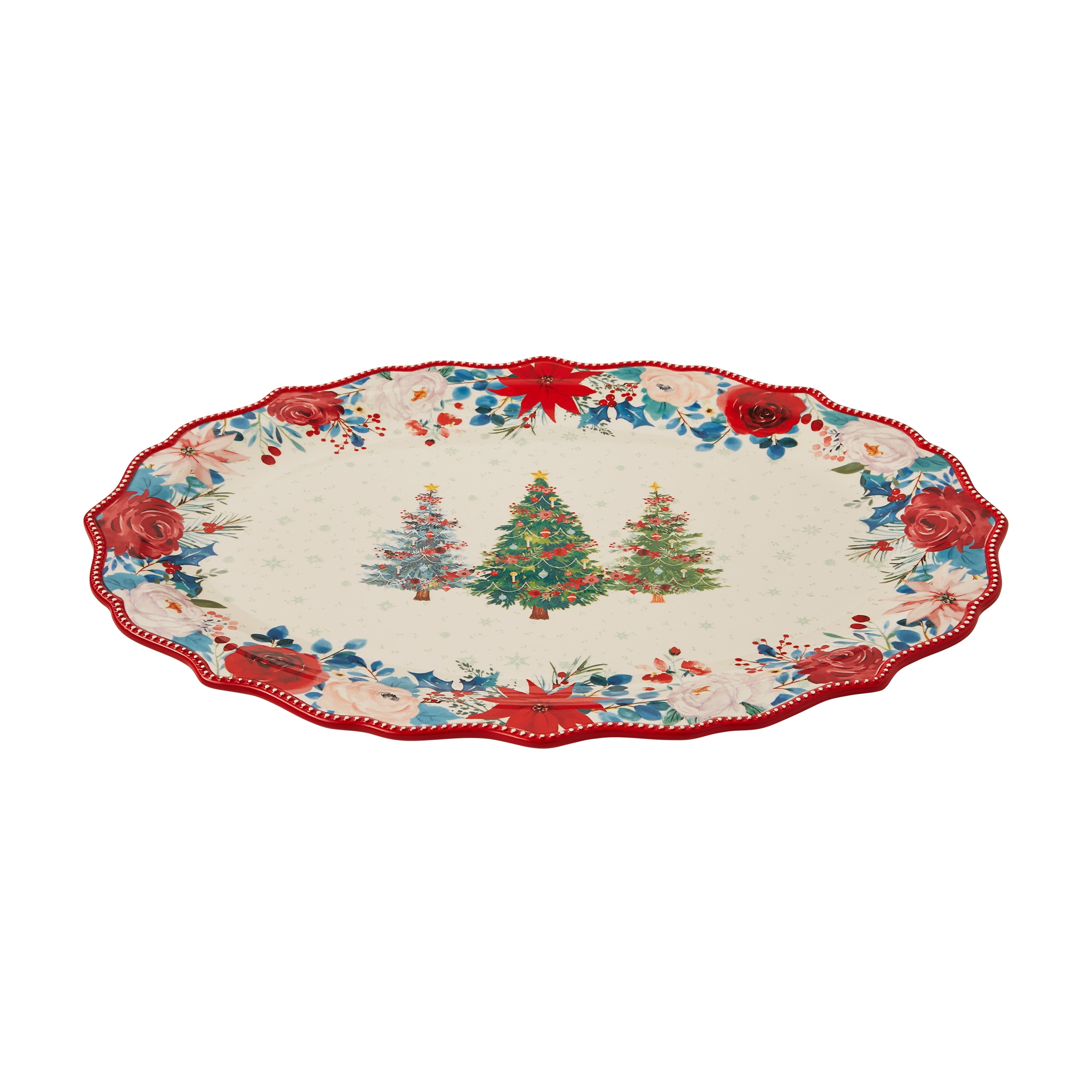 Pioneer Woman Wishful Winter Warm Wishes 9” Ceramic Pie Plate on eBid  United States