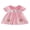 Pink, variant on BemeyourBBs Toddler Baby Girl Summer Starfish Dress Plaid Gingham Short Sleeve Doll Collar Seashell Embroidery A-Line Dress Toddler Girls Casual Dress