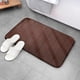 thumbnail image 5 of Alfombrilla de espuma viscoelástica gruesa acolchada con vellón de coral, esponja absorbente para pies, alfombrilla para puerta de color sólido, 5 of 5