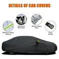 thumbnail image 2 of Tignapoo Black XL UV Off-Road Vehicle Cover - Sun Protection, Heat Insulation, UV Shielding, Dust & Water Resistant, Scratch-Proof for 4X4 SUVs, 2 of 6