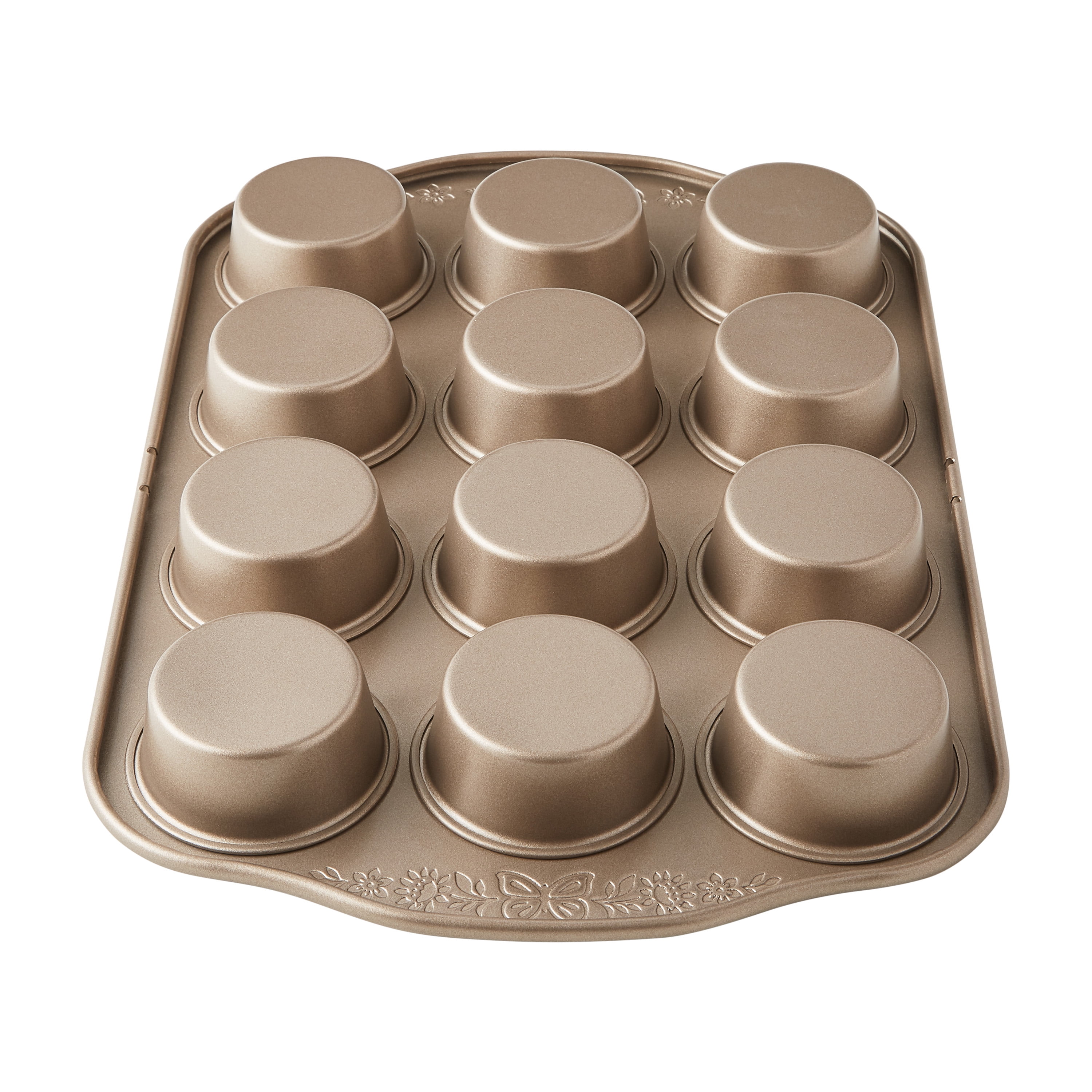  Baker's Edge Muffin Pan, Premium Doble Coated Nonstick Cupcake  Pan 100% Made in the USA