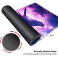 thumbnail image 3 of Gaming Large Mouse Pad for Desk 35.4\u201c x 15.7 ", Big Size Purple Unicorn Nebula Mouse Pads, Long Non-Slip Rubber Base Computer Mousepad for Full Desk Mat, 3 of 6