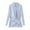 Blue, variant on Women's Striped Cross Tie Back Button Down Shirt Long Sleeve Collared Tunic Blouse Top Y2k Preppy Clothes