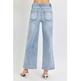 thumbnail image 2 of RISEN Full Size Tummy Control High Rise Crop Wide Leg Jeans, 2 of 6