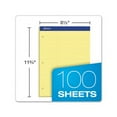 thumbnail image 3 of Double Sheet Pads Pitman Rule, 8.5 x 11.75, Canary, 100 Sheets, 3 of 6
