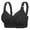Black, variant on The Middle Women's Bra Is Comfortable Breathable Unrestrained Seamless and Has No Steel Rings Sagging Brassiere for Women Tan Bra Womens Bras Comfortable Padded Pack of Push up Bras for Women Women