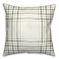thumbnail image 2 of Creative Products Painted Plaid Green 16 x 16 Indoor / Outdoor Pillow, 2 of 3