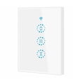 thumbnail image 2 of Interruptor de cortina inteligente WiFi rodillo de cortina de voz Control remoto Motor de obturador eléctrico Control táctil, blanco, EE. UU./AU Monstrate EL001711-04B, 2 of 2