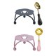 thumbnail image 4 of Bewildely Cuchara para derretir cera Vintage, soporte para cucharas, sello para manualidades DIY, juego de sellado de sobres con letras para artesanos Cocina y Comedor Oro rosa Bewildely HA070823-02, 4 of 6