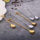 thumbnail image 5 of Cute Spoon Creative Dessert Teaspoon Appetizers Cocktail Coffee Leaf Mini Cake Seafood Stainless Steel Stirring, 5 of 9