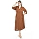 thumbnail image 1 of Vestido camisero midi Roman Fashion /Tallas Extras, 2576 (Chedron) cafe 40, 1 of 6