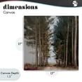 thumbnail image 4 of Stupell Industries Modern Tall Trees Pathway Canvas Art, 17 x 17, by Kim Curinga, 4 of 8