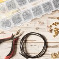 thumbnail image 3 of Shisuyan Metal Rings For Crafting Iron Silver Crafters Keychain Repair 1200Pcs 0.4In, 3 of 9