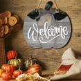 thumbnail image 6 of Lucidhisun Thanksgiving Wood Pumpkin Sign Hanging Thanksgiving Wooden Sign Pumpkin Sign Happy Fall Decoration Plaque for Indoor Outdoor Fall Decor Home Thanksgiving Decoration 12", 6 of 6