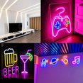 Led Neon Small Dobestyou 16.4FT Neon LED Strip Lights, 12V DC 600 SMD2835 LEDs ...