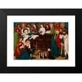 thumbnail image 2 of Meister der Gewandstudien 18x14 Black Modern Framed Museum Art Print Titled - Dormition of the Mother of God (1480-1490), 2 of 5