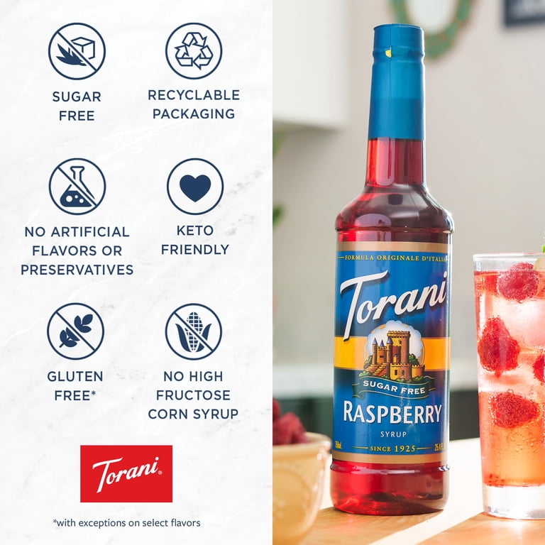 DIY Button Supplies Torani Syrup Variety Pack - 4 Bottles Of Soda Pop ...