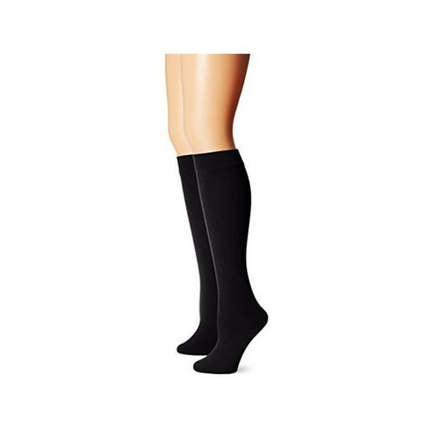 Women's Fleece Lined 2-Pair Pack Knee High Socks