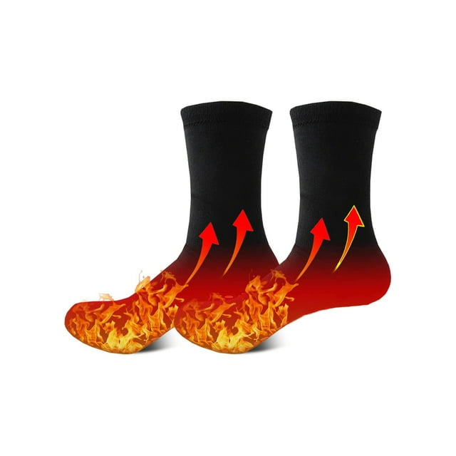 Gupgi Men Thermal Heated Socks Winter Thermal Camping Socks