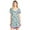 Blue, variant on Casual Nights Women's Rayon Short Sleeve Dot Dorm Sleepwear Nightshirt - Peach - Large