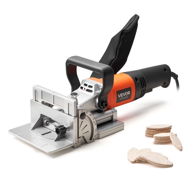 VEVOR Biscuit Plate Joiner Plate Cutter Tool 5.9A 11600 RPM Motor with Wood Biscuits