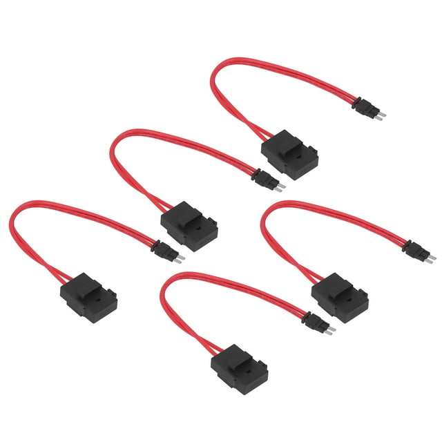 Conector de panel de caja de fusibles de vehículo, 5 piezas, portafusibles de automóvil, circuito automotriz, accesorios de fácil conexión, extensión de cable resistente, construido para durar