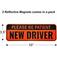 thumbnail image 2 of Bigtime Designs Student Driver Magnet Car Signs - Orange (10"", Pk 3), 2 of 7