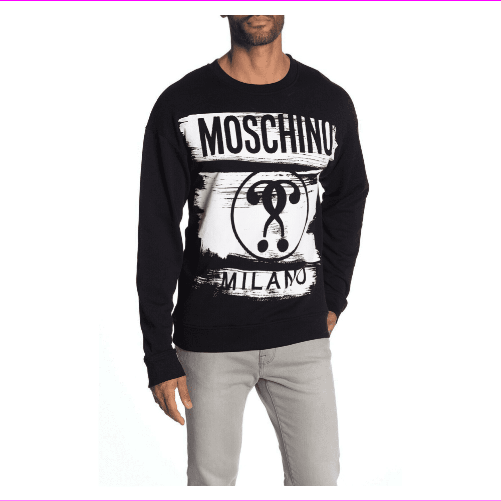 moschino sweatshirt black
