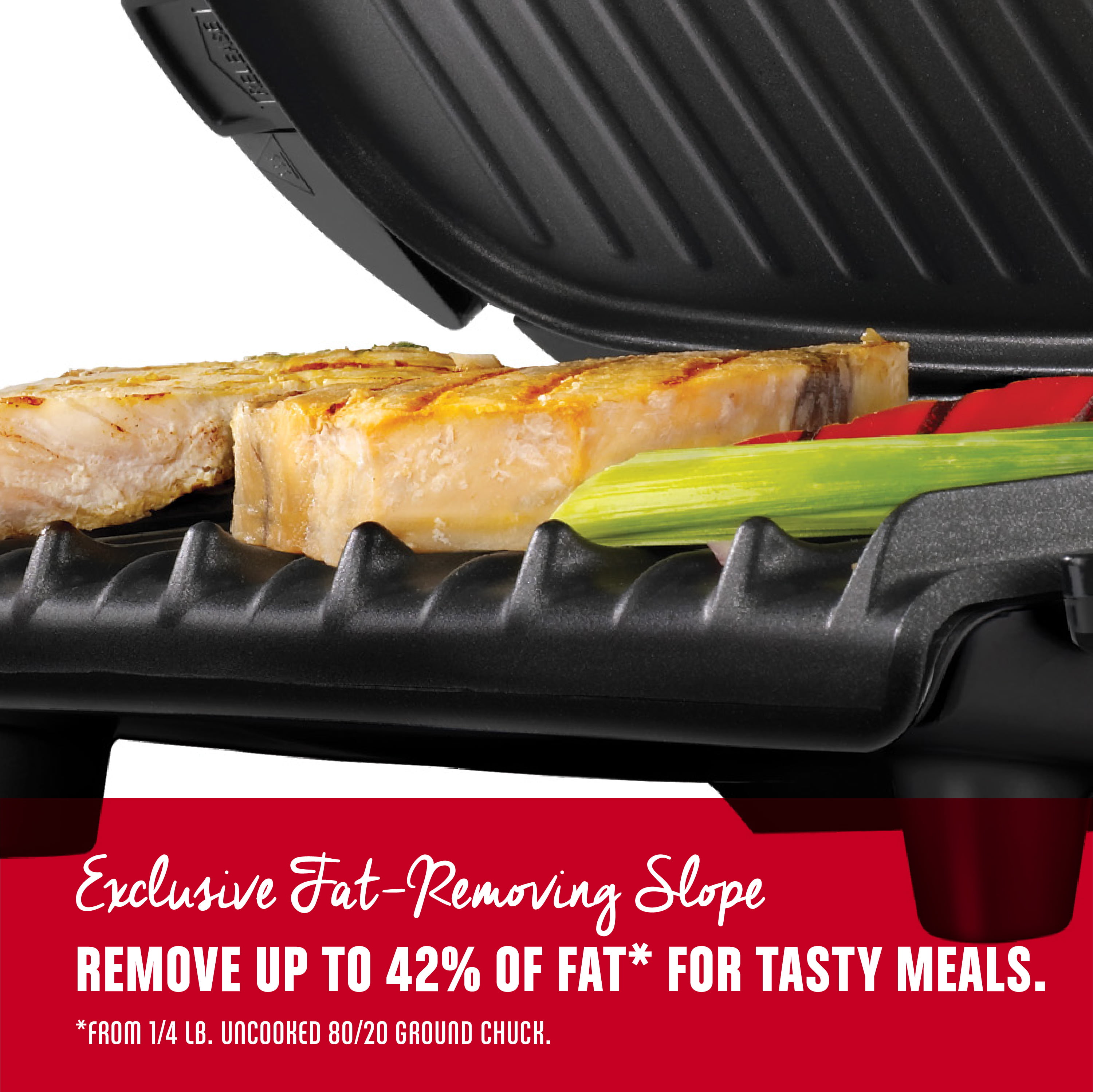 Electric Indoor Grill and Panini Press 5 Serving Nonstick Removable Plate Black 