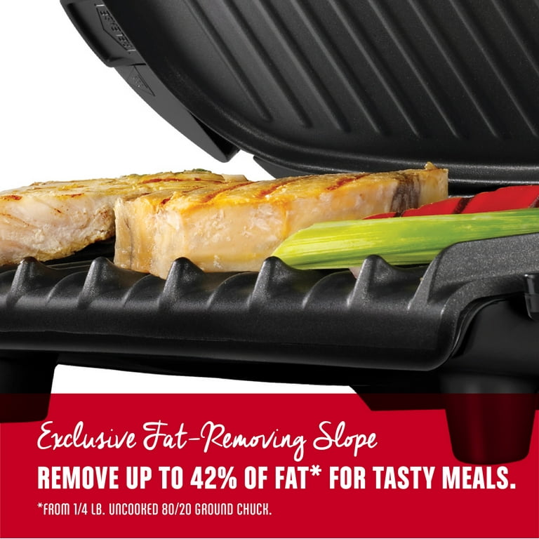 George Foreman 5-Serving Removable Plate Electric Indoor Grill and Panini  Press, Black, GRP0004B, Facebook Marketplace